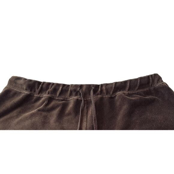 MOUNTAIN LAKE CASUALS HI-RISE PANTS, WOMENS, L, BROWN, DRAWCORD, BRUSHED COTTON - Picture 2 of 9